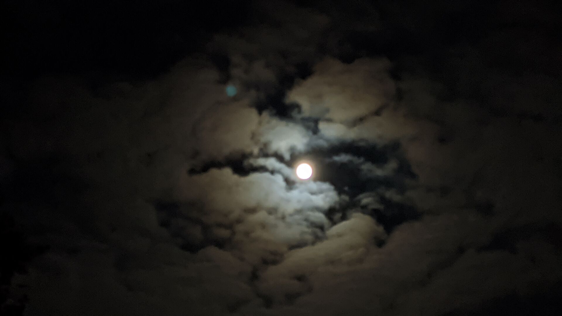 Cloudy Full Moon
